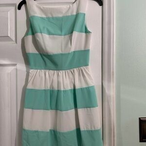 B Darlin Striped Midi Dress